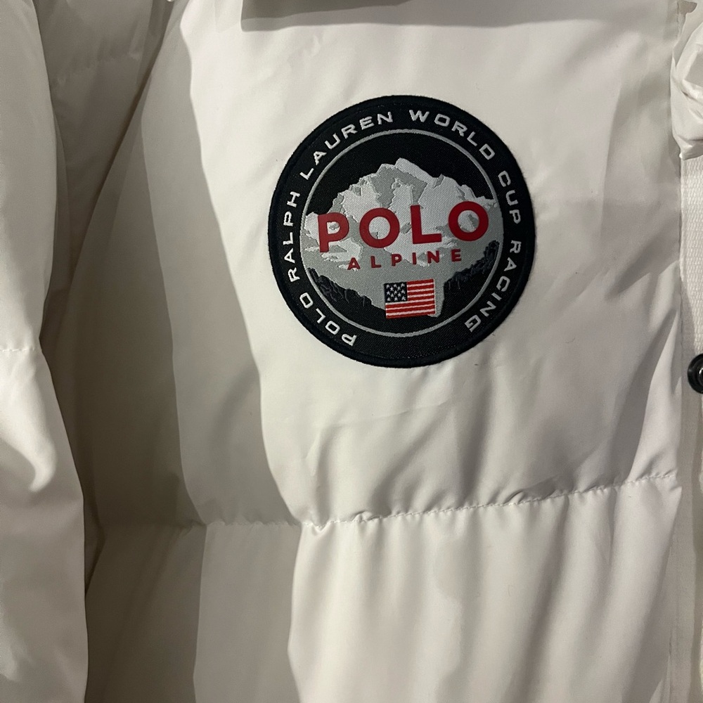 Ralph Lauren Ivory Puffer Jacket - Picture 5 of 6